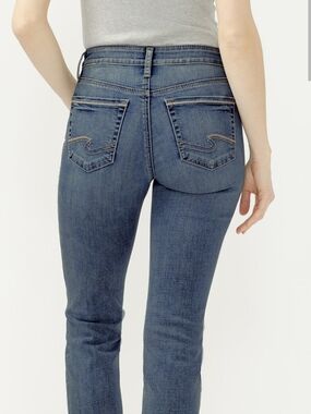 Silver Jeans Skinny Jeans in Medium Blue Wash